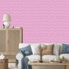 Wallpaper Geometric pattern powder pink, fine detail 50x1000