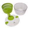 Salad Spinner Small Vegetable Dehydrator One-Hand Operation Lettuce Washer And Spinner with Serving Bowl 3.5L Fruit Drainer Salad Dryer for