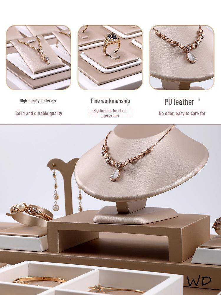 Подставка для ювелирных изделий из нефрита для сережек, ожерелий и браслетов