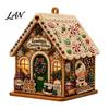 3D Cabin Craft House Christmas Faux Pearl Art Kit, DIY Handmade Rhinestone Painting Kit Relaxing Activities for Adults Adults, Tabletop Xmas