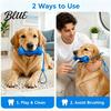 Dog Oral Hygiene Supplies Silicone Dental Chew Toy, Easy Teeth Care Brushing Aid, Aid for Pets Anti-bacterial Texture Mouth Opener Small Medium Large