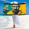 Breaking Bad Print Beach Towel, Large Soft Quick Dry Towel for Beach Camping Swimming