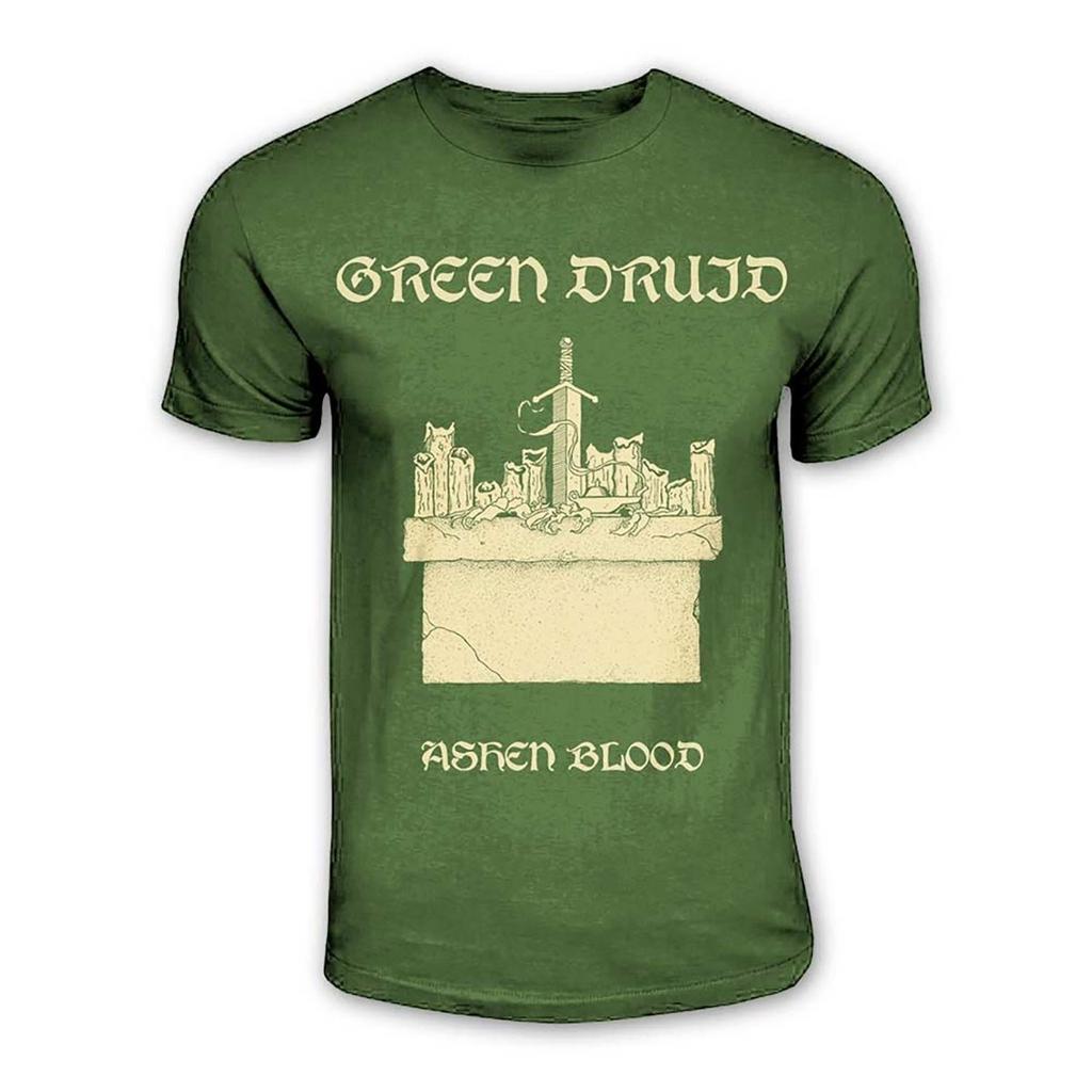 Green Druid 'Ashen Blood' Green Short Sleeve T-shirt NEW