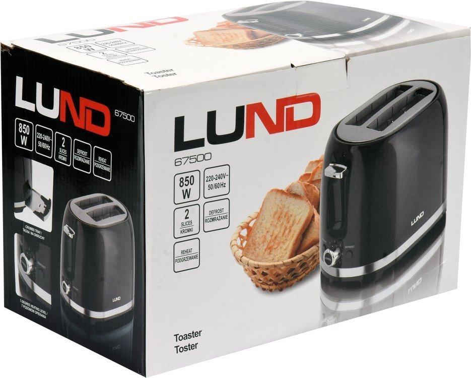 TOASTER 700-850W BLACK - W-67500