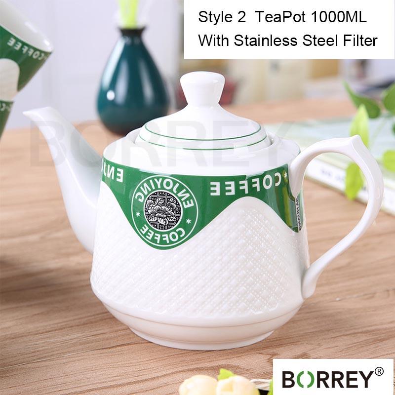 BORREYкерамический чайник с фильтром, чайник в европейском стиле, холодный чайник, кофейник, украшение для дома, художественное произведение, керамическая посуда, подарок на день рождения, свадьбу