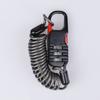 Zinc Aluminum Alloy Digit Password Combination Lock Anti Theft Helmet Lock  Motorcycle