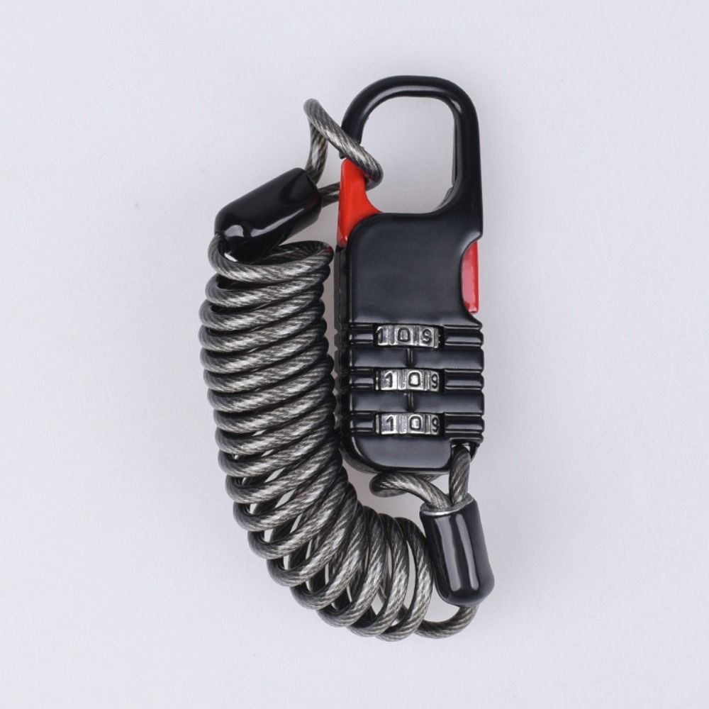 Zinc Aluminum Alloy Digit Password Combination Lock Anti Theft Helmet Lock  Motorcycle