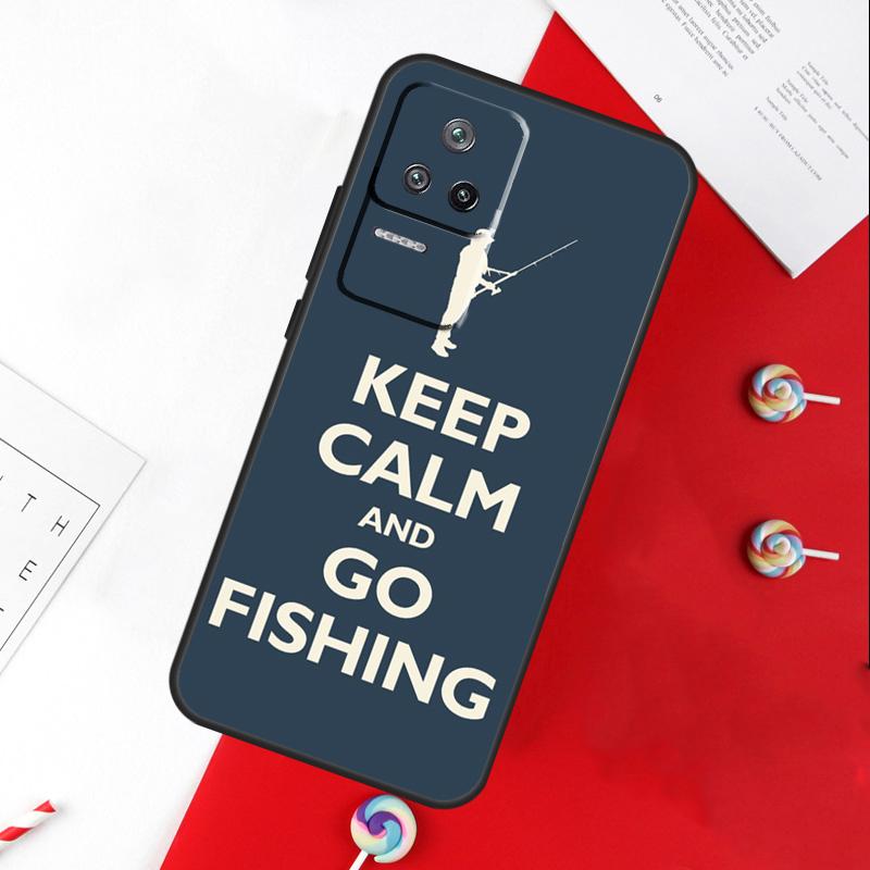 Сохраняй спокойствие и иди на рыбалку Чехол Для Xiaomi 11T 12T 13T 14T Pro 13 14 15 Ultra POCO X7 Pro X3 X5 X6 F5 F6 M6 Pro Чехол