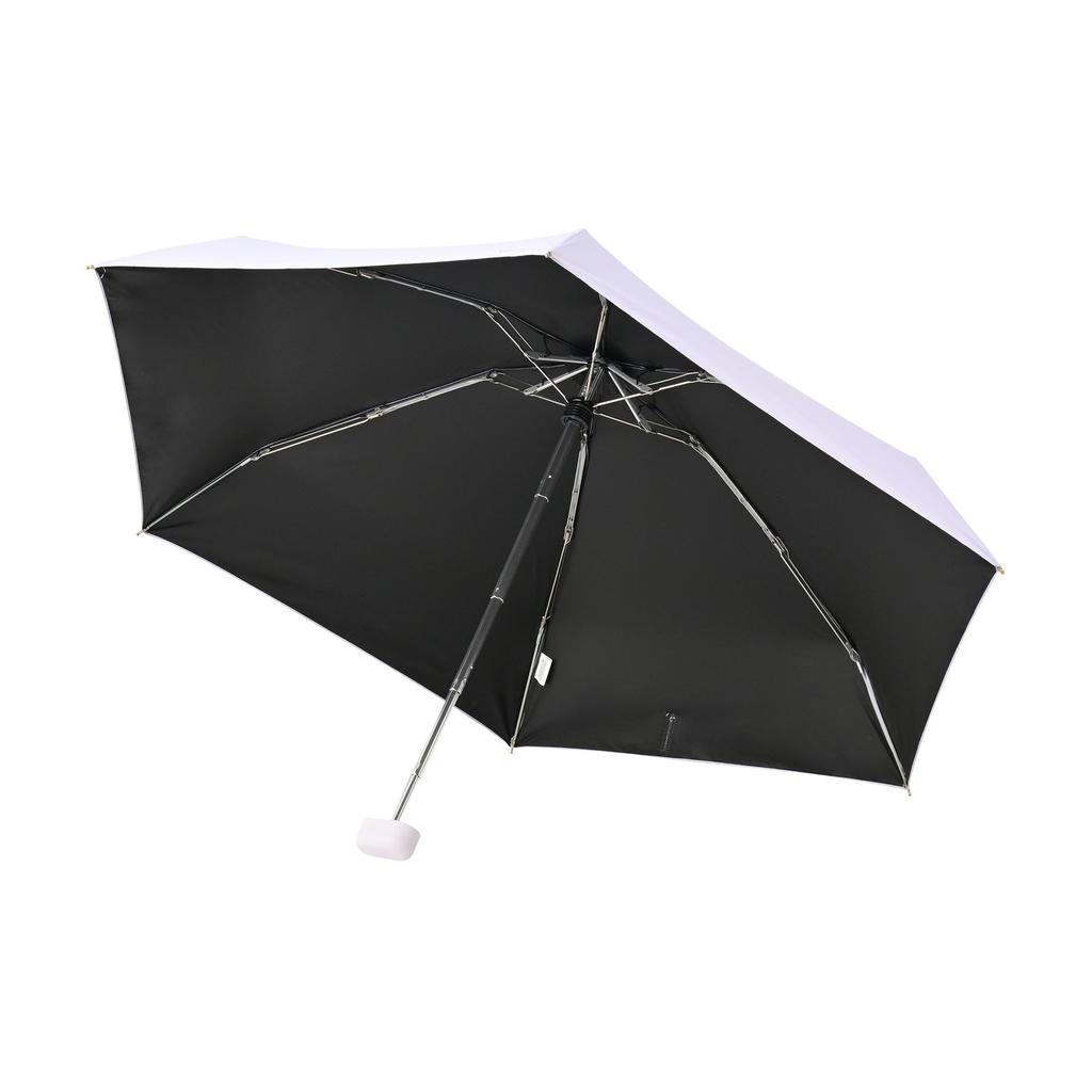 Francfranc Tiny Folding Umbrella Suitable for both sunny and rainy (46cm, Lavender) - days.