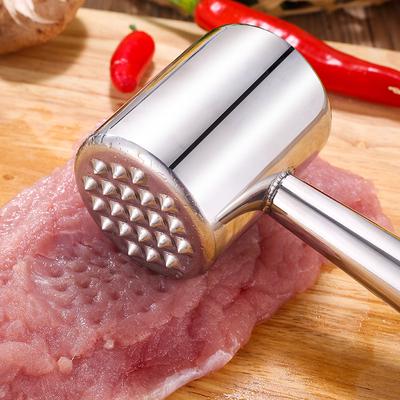 Молоток для мяса, бытовой молоток для отбивания мяса из нержавеющей стали, молоток для приготовления говядины, курицы, более свободный инструмент для мясного соуса, профессиональные кухонные инструменты