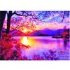 HUACAN полная квадратная алмазная живопись закат пейзаж 5D вышивка пейзаж украшение дома алмазная мозаика ручная работа