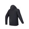 Anta Running Series Solid Color Zip Hooded Comfortable Breathable Versatile Casual Windbreaker Men Outerwear Black 952515604-5