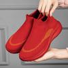 Мужские туфли Slip-On, новые кроссовки для пар, легкая и удобная повседневная обувь из эластичной ткани для ходьбы, дышащие, унисекс, мужские и женские мокасины