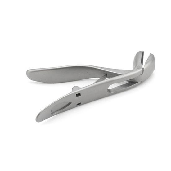 Кусачки для ногтей с металлическими пилочками, эргономичные кусачки для ногтей с угловой головкой, набор из нержавеющей стали, толстые кусачки для вросших ногтей