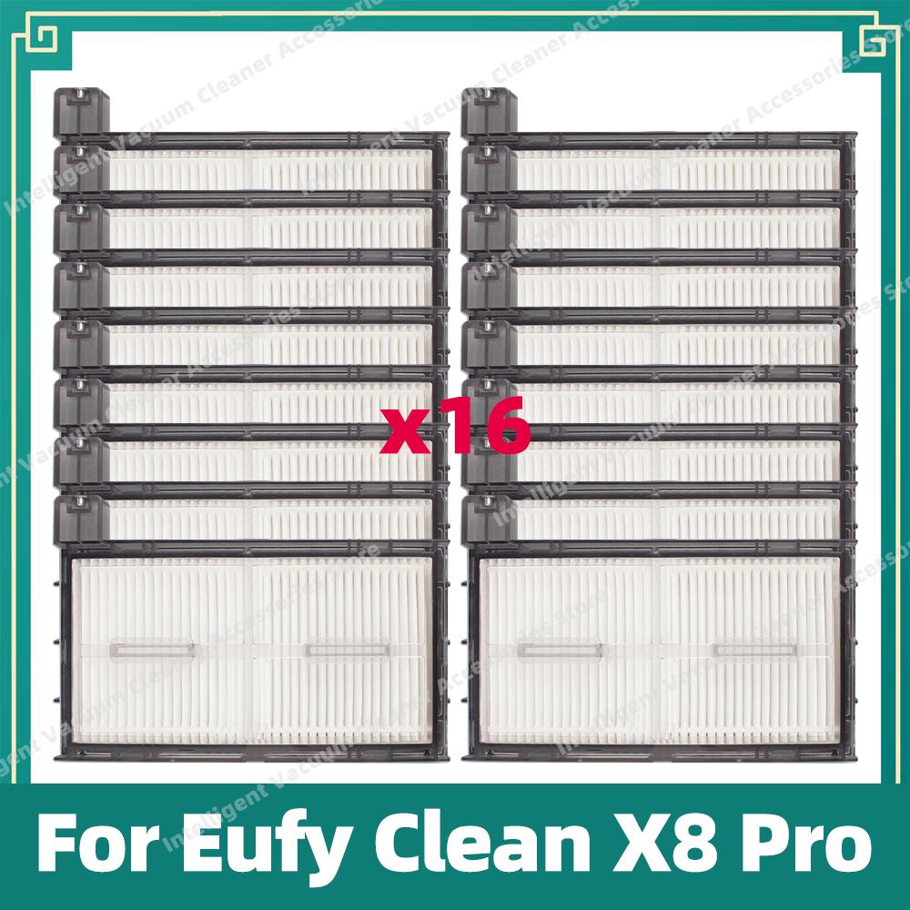 Совместимые Для пылесоса Eufy Clean X8 Pro SES Основная боковая щетка HEPA-фильтр Мешок для пыли Тряпка для мытья полов Аксессуары Комплекты запчастей
