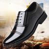 Модная мужская весенне-осенняя деловая обувь из лакированной кожи, модная повседневная обувь на увеличение роста, дизайнерская обувь, мужская однотонная свадебная обувь