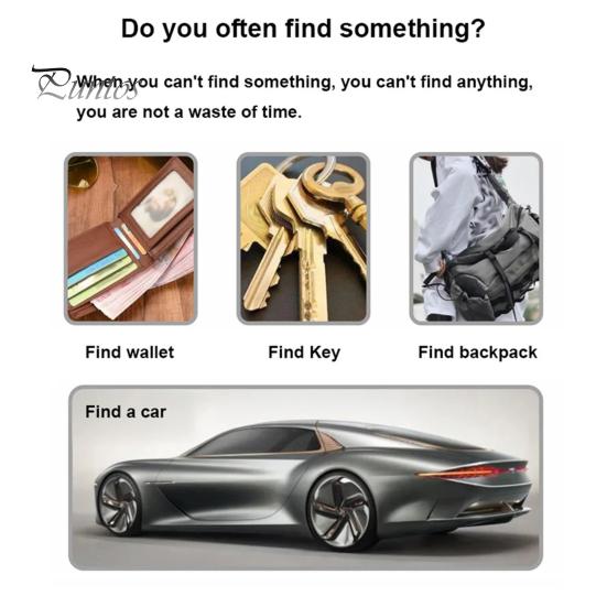 Беспроводной мини-GPS-трекер с защитой от потери ключа сигнализации, детская сумка, поиск кошелька, приложение, GPS-запись, смарт-тег, Bluetooth-совместимое устройство слежения для iPhone для