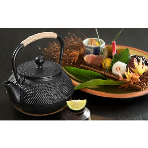 Iron Kettle, Ironware, Nanbu Ironware, Teapot, Kettle, Induction Stovetop Compatible, Iron Kettle, Iron Teapot with Tea Strainer, Stylish, Iron Supple