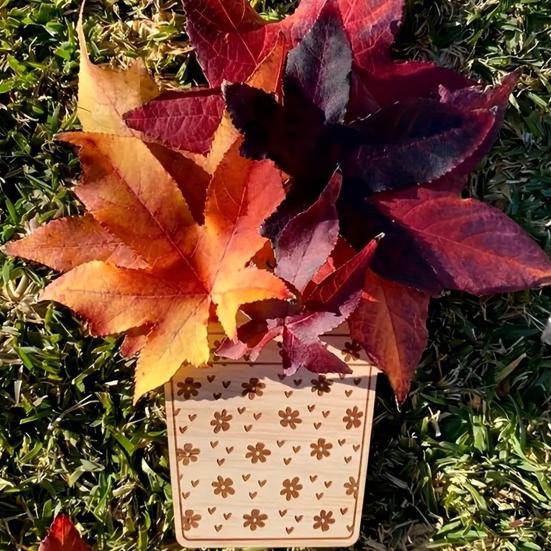 1/2/3Pcs Wooden Flower Arrangement Board DIY Handmade Flower Holder Nature Floral Plant