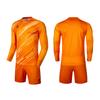 [Kelme] Keeper Wear Top and Bottom Set Boys Soccer Uniform Long Sleeve Keeper Shirt & Pants Soccer Goalkeeper Practice Wear (Orange, 130cm)