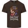 A Girl Who Loves Books Bookworm Reading Unisexs Light Cotton TShirt