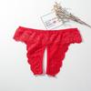 XL XXL 4XL Ladies Transparent Sexy Open Crotch Panties Lace Briefs Women Crotchless Erotic Thong Sexy Lingerie Panties