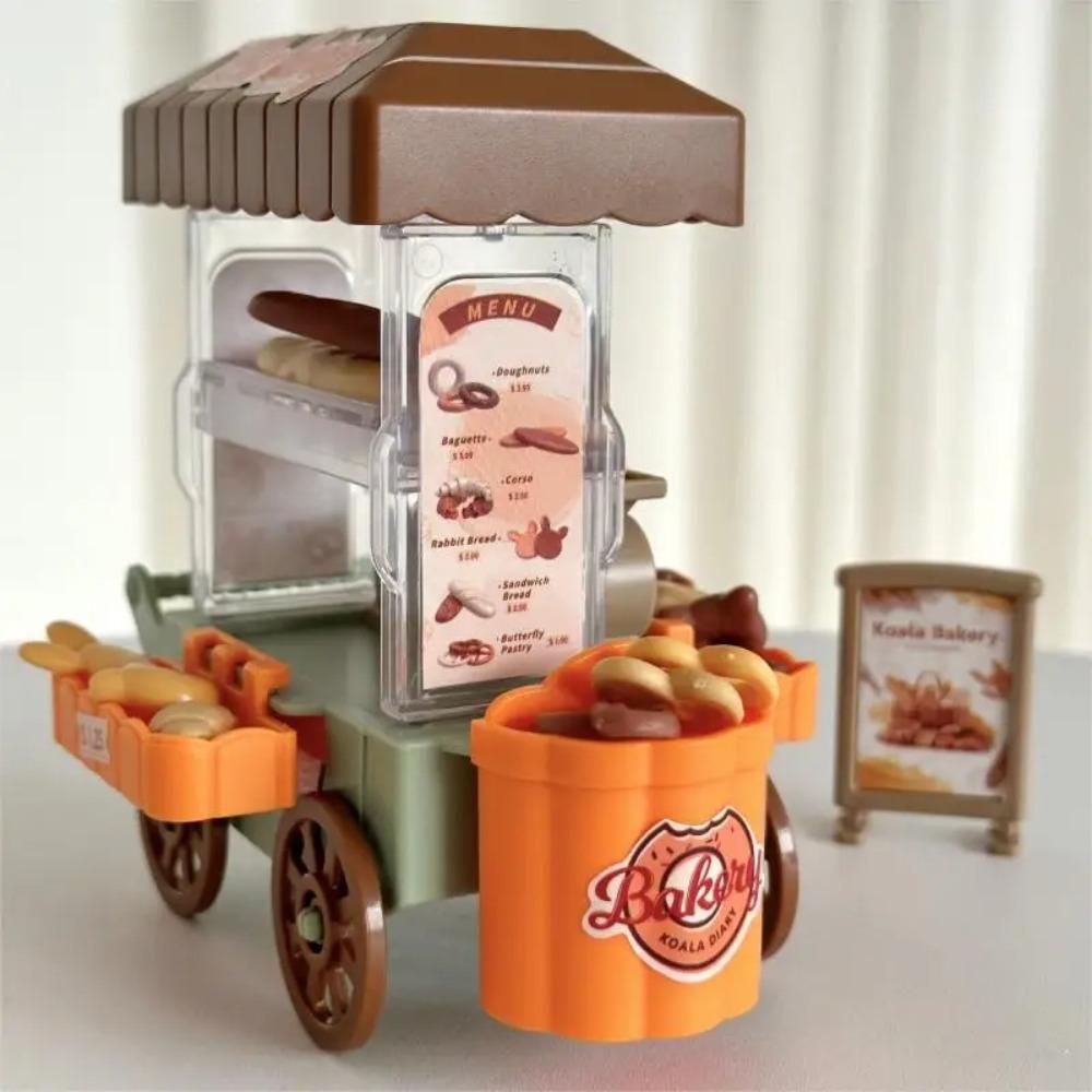 Colorful Ice Cream Truck Toy Dessert Stand Children's Food Stand Truck Toy  Doll House