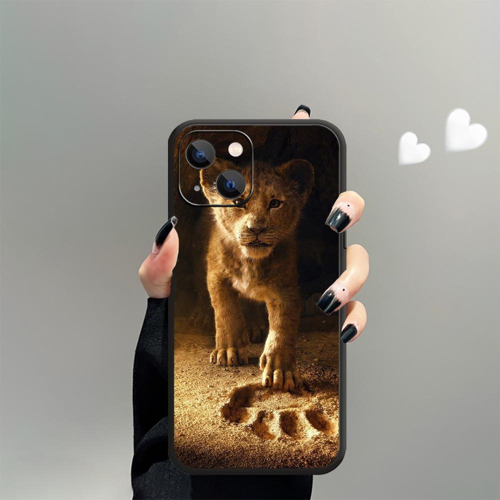 Чехол для телефона с крутым узором «Король Лев» для iPhone Samsung Galaxy Redmi Xiaomi Note S A 16 15 14 13 12 11 20 21 22 23 53 54 Pro Plus Ultra Силиконовая крышка