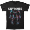 Мужская футболка Deftones Minerva Rose Skull X-Large Черная