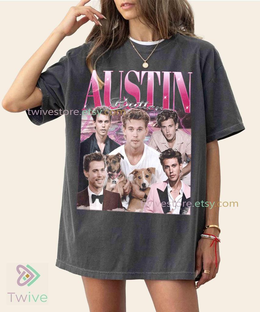 Retro Austin Butler Shirt - American actor, American Psycho, Christian Bale ,Vintage Movie Tee