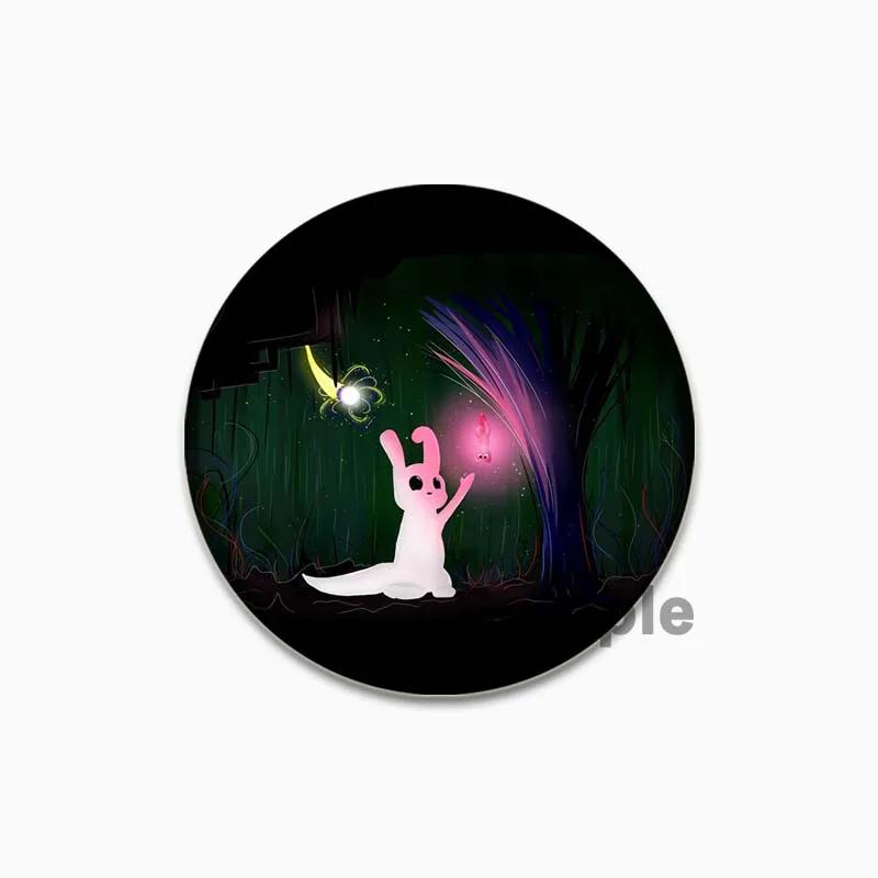 32/44/58mm Time Gear Quote Brooch On Backpack, Handmade Round Brooches, Cute Pins, Anime Icon Badges for Clothes