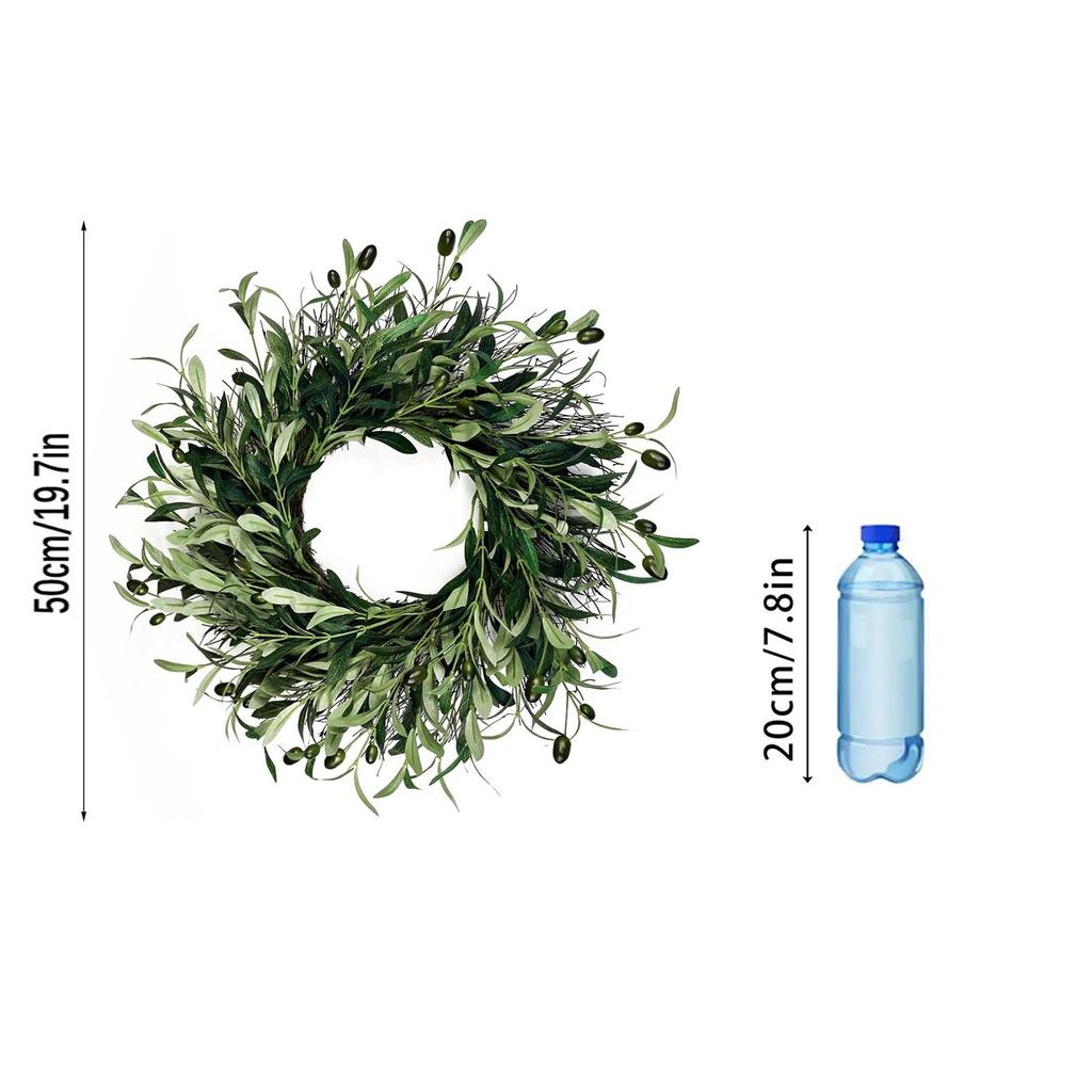 Simulation Olive Wreath Home Decoration Front Door Wall Hanging