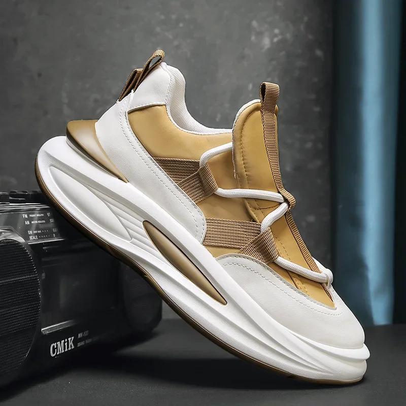 Официальный сайт Мужские кроссовки Качественная удобная обувь для бега для мужчин Модная вулканизированная обувь Мужские кроссовки