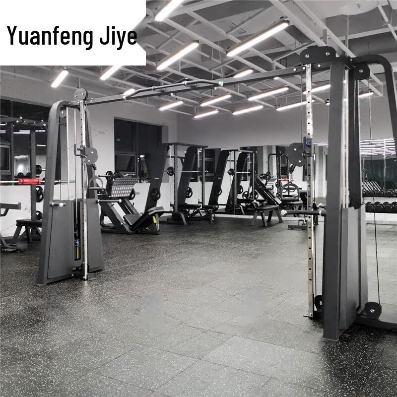 Grooved Rubber Sports & Gym Floor Mat Tile