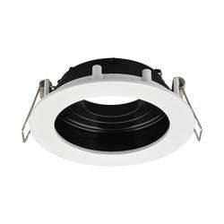 Lot de 10 supports de spots Beta R3 rond blanc/noir MR16 GU10/GU5.3