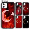 Krajews Turkei Turkey Ataturk Flag Phone Case Cover For iPhone 14 5s 6s 7 8 Plus X XR XS 11 12 13 Pro Max Samsung S21 S22 Ultra