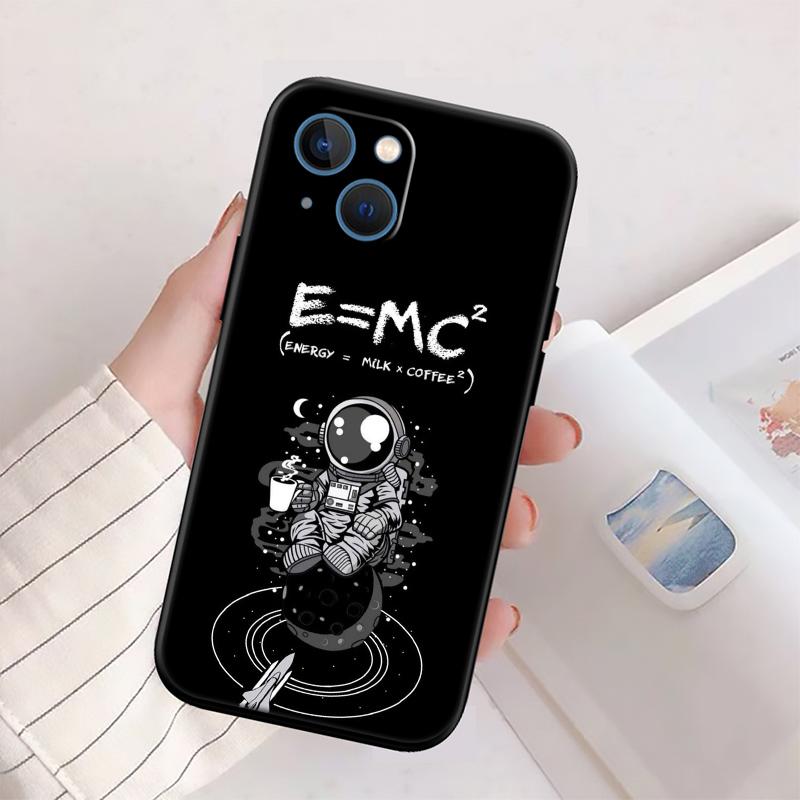 BH42 Space Moon Astronaut New High-End Shell Phone Case for Redmi Note 13 14 Pro+ Plus A3 A3X 13X 13C 13R 14S 14C 14R