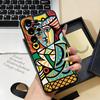 Чехол для телефона Pablo-Picasso для Samsung S26 S25 S24 FE S23 S22 S21 Plus S20 Ultra Note20Ultra Черный Мягкий