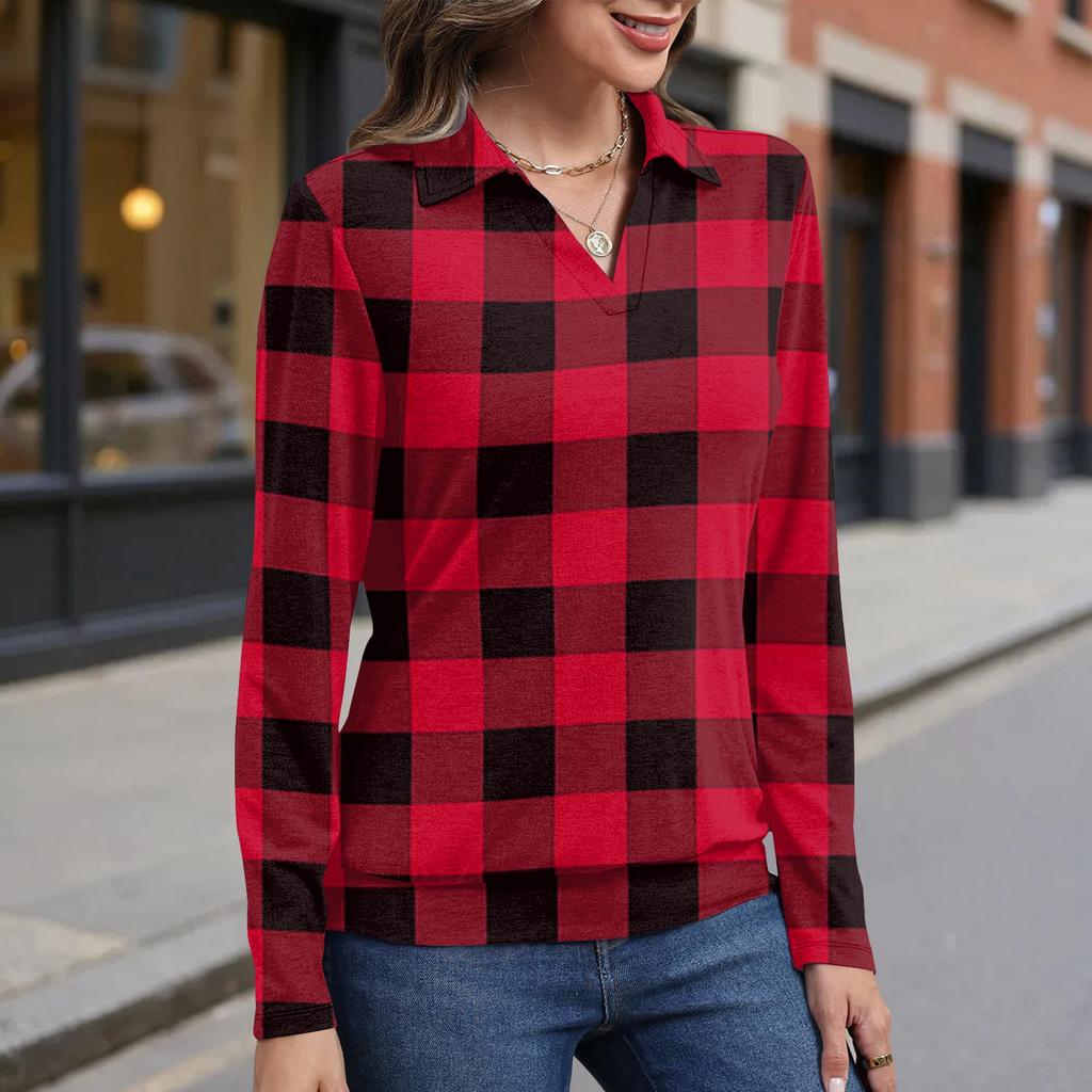 Women's Retro Printed Fashionable Long-sleeved Top