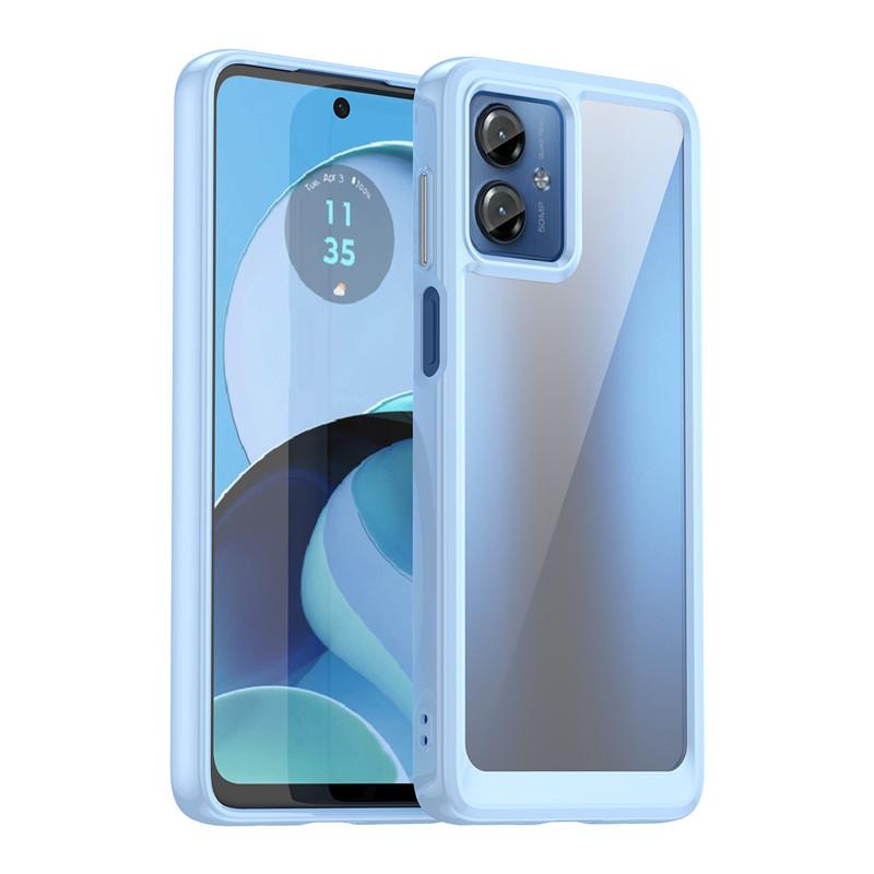 Чехол для Motorola Moto G14 Чехол для Moto G14 6,5-дюймовый цветной мягкий силиконовый прозрачный бампер для Motorola Moto G14 4G
