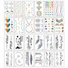 30 Types of Sticker Tattoo Mini, Type A