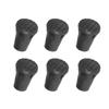 6pcs set Replacement Outdoor Trekking Hiking Pole Tip End Walking Stick Cap Cover Protector