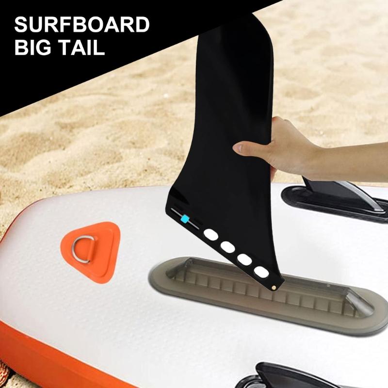 Quickly Release Detachable Fin No Tool Need Single Center Water Fin 9Inch Surfboard Fin for Longboards Surfboard