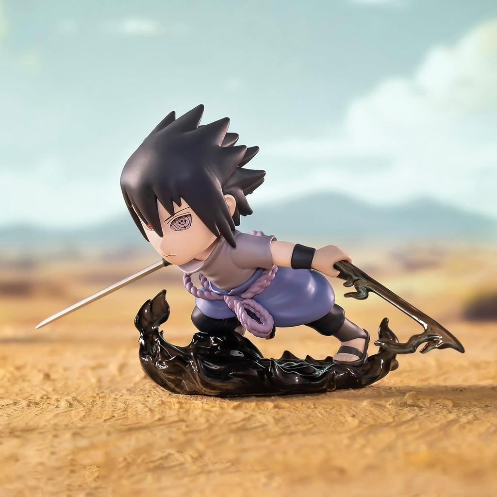 POP MART Фигурки серии Naruto Ninkai Taisen, Фигурки вслепую, Коллекционные игрушки, Украшения для дома, Подарки на праздник и день рождения, Одиночная коробка