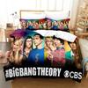 3D Print Big Bang Theory Duvet Cover Set King Queen Double Full Twin Single Size For Kids Teens Bedding Set