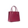 Michael Kors Кожаная сумка-аккордеон Mercer с фактурой под кожу, из цельной французской коровьей кожи, на плечо, через плечо, маленького размера, женская, ягодно-красная