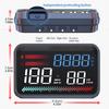M26 OBD2 Автомобильный HUD-дисплей на лобовое стекло Цифровой спидометр Вольтметр Обороты двигателя Расход топлива Датчик температуры воды С сигнализацией Автомобильная электроника