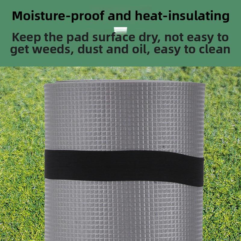 Waterproof Thickened XPE Foam Folding Sleeping Mat 8mm Rectangle Aluminum Foil Thermal Insulated Portable Pad Camping Tent