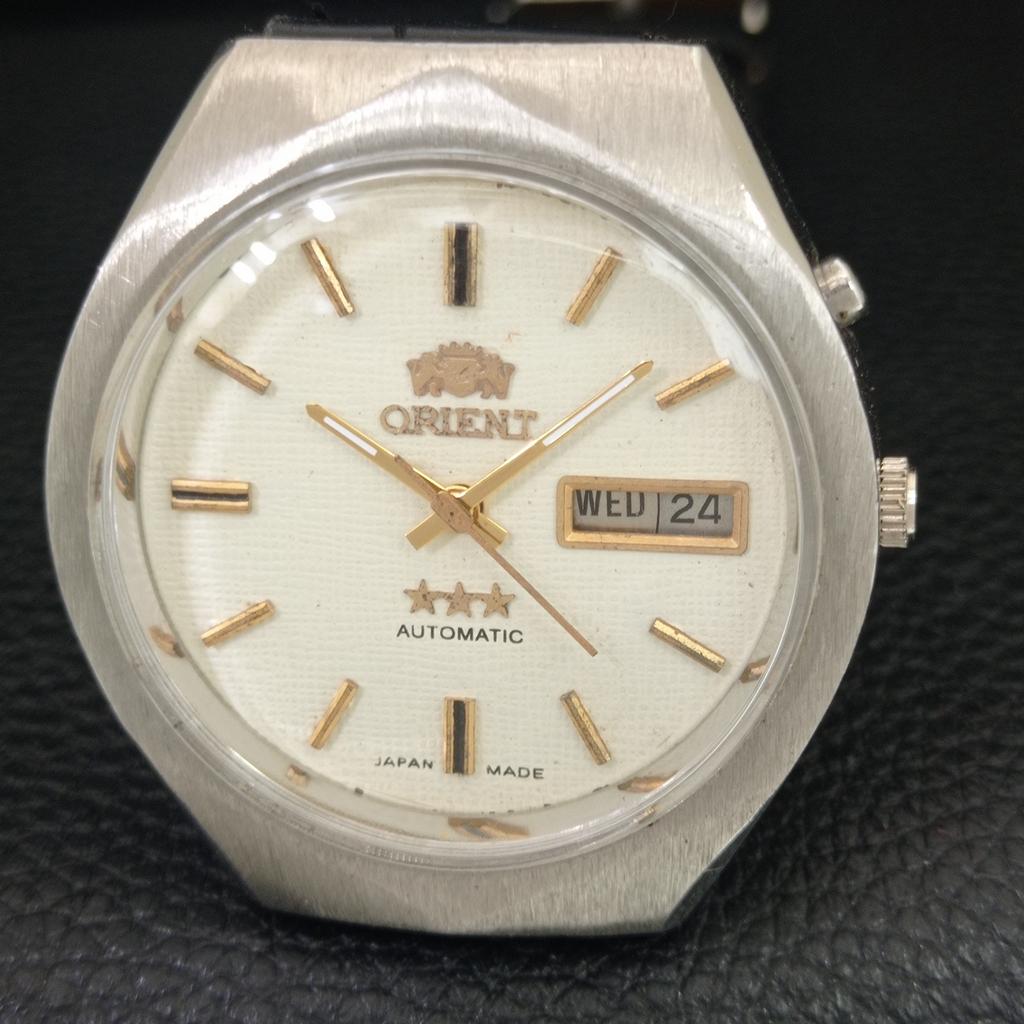 ВИНТАЖНЫЕ АВТОМАТИЧЕСКИЕ МУЖСКИЕ ЧАСЫ ORIENT 46941 ЯПОНИЯ a706289-1