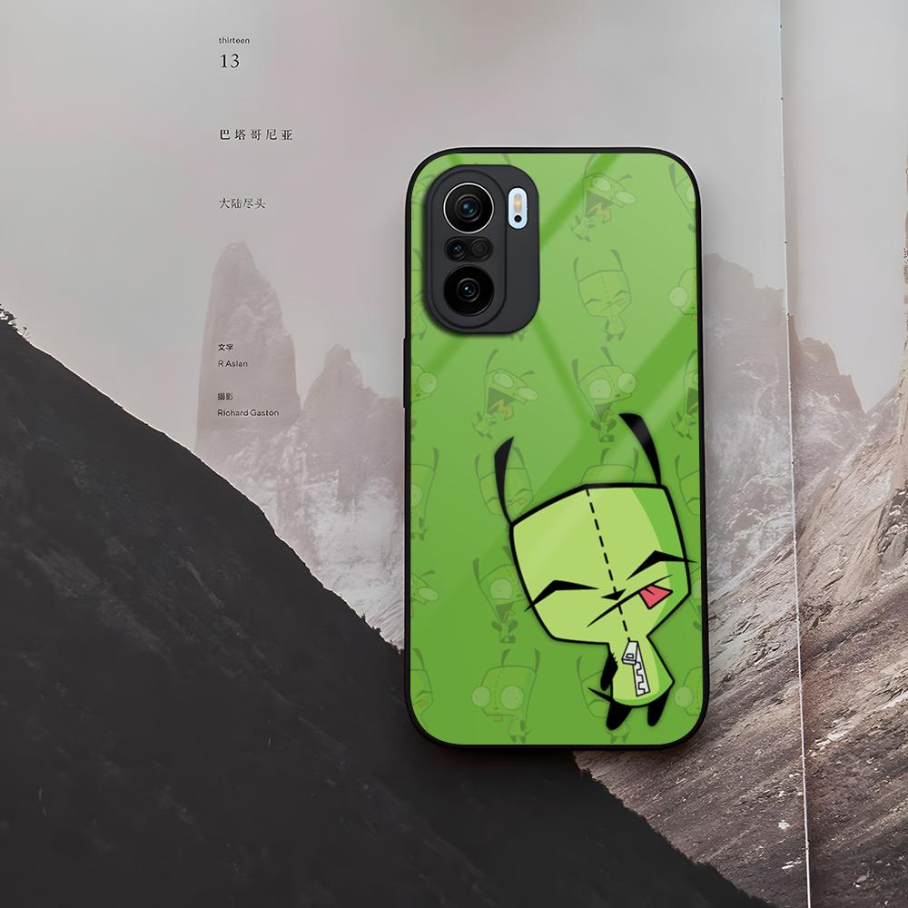 Чехол для телефона Invader Zim из закаленного стекла для Xiaomi 15 14 12 Lite Pro 13 11t Lite POCO M6 M5 X6 X5 X3 F5 F6 Pro